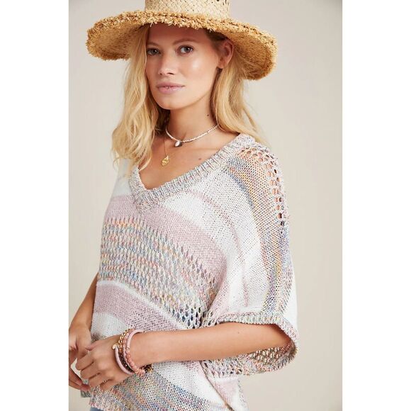 Anthropologie Sweaters - Akemi + Kin Anthropologie Women's Sonoma Pullover Colorful Knit Sweater One Size